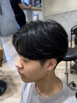 曲がる縮毛矯正専門店 バイ レイズ 名駅(曲がる縮毛矯正専門店 by RAYS) ナチュラル毛流れニュアンス刈り上げセンターパート h