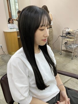 キュオンシア(CUEON. ciea) 艶髪×ロンググレージュ