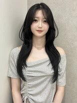 ジーナ 福岡天神(Zina) 韓国ヘア/顔まわりレイヤーカットZina福岡天神