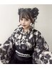 〈10時～21時〉浴衣着付け＋ヘアセット6000円※レンタル+2000