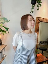 エレノア 自由が丘店(Eleanor)&nbsp;大人可愛いヘア／大人ボブ/ミルクティーベージュ/イルミナカラー