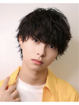 オーシャントーキョーウエスト 心斎橋 (OCEAN TOKYO WEST) ツイストスパイラル波巻きスパイラルパーマセンターパートウルフ