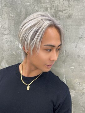 メンズサロン キング 心斎橋店(Men’s salon K!ng) メンズカット/ブリーチ/ニュアンスパーマ/メンズハイライト/眉毛