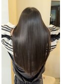 髪質改善ツヤ髪ストレートロング