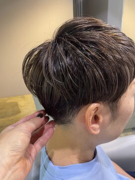 ハンサムショート×ハイライト