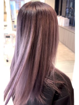 ニューヨークニューヨーク 大久保店(NYNY) パープルシルバーバレイヤージュ