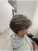 【下田】メンズ　ハイライトシルバー
