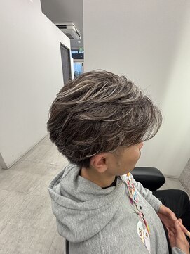 プレジールバイラファブリック(PLAISIR by LA FABRIQUE) 【下田】メンズ　ハイライトシルバー