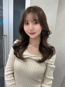 ロンド マーレ 天神大名店(Lond mare) ミディアムレイヤー/似合わせカット/ダークアッシュ