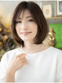 大人美人透明感ミルクティーアッシュミディc8北浦和20代30代40代