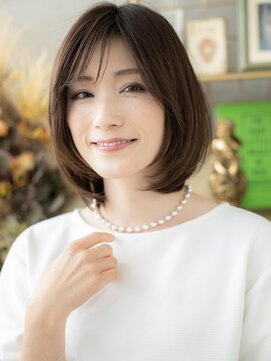 カバーヘア ブリス 北浦和(COVER HAIR bliss) 大人美人透明感ミルクティーアッシュミディc8北浦和20代30代40代