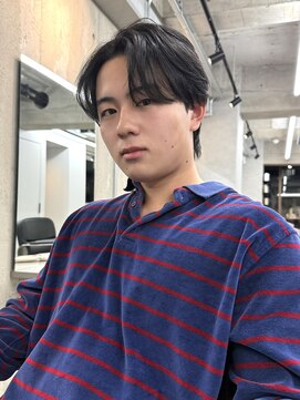 オルカ(ORCA) センターパート/ニュアンスパーマ/毛流れセンターパート/