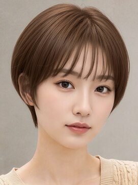 ロビー 表参道(ROBBY) スッキリ耳だしマッシュショート/ショート/似合わせ/30代・40代