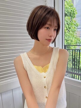 オーロ 西宮店(ORO) ショートボブ ナチュラルブラウン
