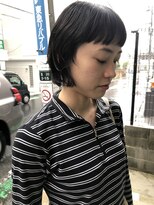 ナヌーク シブヤ(nanuk shibuya)&nbsp;癖を活かしてカット！オン眉と、さりげないお顔まわりがポイント