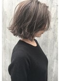 【RIMA】  切りっぱなし質感ボブ×抜け感ハイライト
