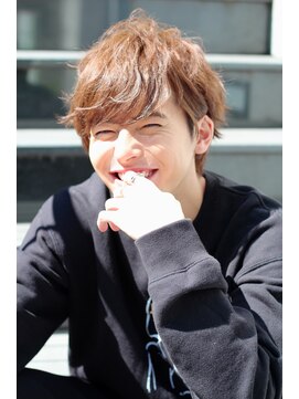 クーエフー(coo et fuu) メンズショートNissy風爽やかウルフモテ髪オシャレ無造作パーマ