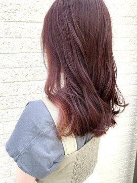 モリオ フロム ロンドン 成増店 【morio成増/玉井】ピンクヘア　インナーカラー