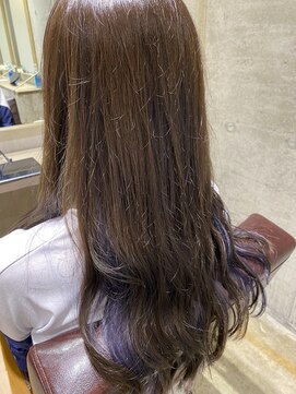 エイト 上野店(EIGHT ueno) EIGHT ueno【工藤】インナーカラー/バイオレット