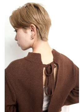 アール 北千住店(ar) 刈り上げ女子/ハンサムショート/ミルクティーアッシュ/髪質改善1