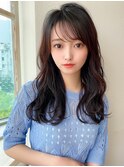 小顔ヘア★セミウェットウェーブ 20代30代