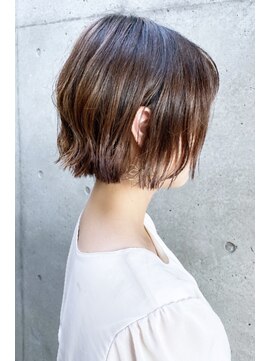 ニット 銀座(knit) 《knit銀座》大人可愛い20代30代40代ショートボブ丸み前下がり