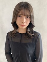 オリンテ バイ レシッド 表参道(orente by rcid)&nbsp;【orente 表参道】モテ髪ミディアム×ブリーチなし透明感カラー