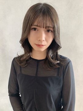 オリンテ バイ レシッド 表参道(orente by rcid) 【orente 表参道】モテ髪ミディアム×ブリーチなし透明感カラー