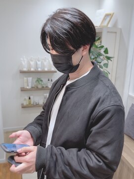 モリオフロムロンドン 松戸店(Morio from London) 【松戸 岩口】重ため黒髪ハンサムショート