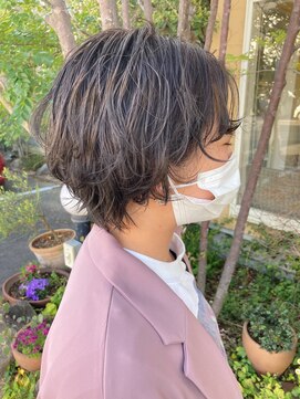 ヘアーズ 沖浜店(HAIRZ) 《HAIRZ》大岩☆ ウルフショートパーマ
