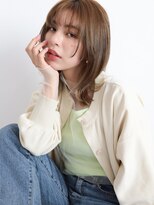 テトテ 三宮店(Tetote)&nbsp;【tetote】顔周りレイヤー インナーカラー ショコラアッシュ