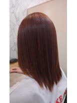 ヘアーカルチャー 小倉台店 HAIR CULTURE ミディアムストレート髪質改善大人可愛いセミロング