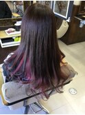 大人インナーカラー