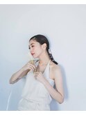 韓国風/おくれ毛/ヘアメイク/ヘアアレンジ/ヘアセット