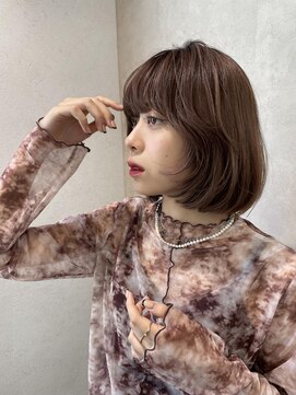 ミューバイケンジ(miu by KENJE) miu&伊藤夏海 中央林間秋冬艶カラーボブ◎