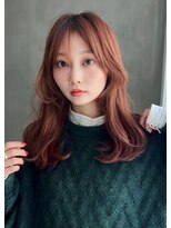 ナイロン 西葛西店(NYLON.)&nbsp;〈NYLON.〉コリアンウェーブ×ピンクベージュ