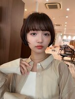 アンバー 池袋(amber)&nbsp;切りっぱなしボブ/ダブルカラー/髪質改善[池袋駅]