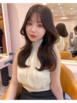 ボタン シブヤ(VOTAN SHIBUYA) ラベンダー/グレージュ/韓国ヘア/渋谷/レイヤー/顔まわり