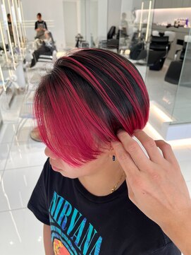 レイズ 立川(RAYS) 【RAYS/金本】バレイヤージュ ・ショートボブ・ツーブロック