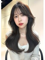 フォルテリノ ナゴヤ(FORTE Lino)&nbsp;イメチェン前髪韓国風レイヤーカットダークブラウン