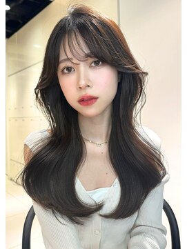 フォルテリノ ナゴヤ(FORTE Lino) イメチェン前髪韓国風レイヤーカットダークブラウン