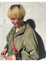 カンナ オーガニック ヘアデザイン(CANNA ORGANIC & HAIR DESIGN)&nbsp;ヴィーガンブリーチオーガニックカラー大人ショート