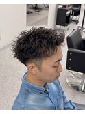 スパイキーショートスパイキーパーマ静岡メンズ