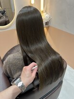 ユニ バイ ミリィ 四日市(uni by mily)&nbsp;【uni馬場】オリーブブラウン/髪質改善/ハイパーTOKIO/ロング