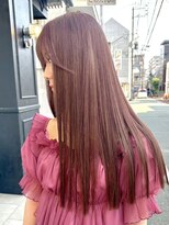 カムジーヘッドカミノウラ(COMEGHEAD KAMINOURA)&nbsp;ダブルカラーピンクベージュベージュカラーケアブリーチレイヤー