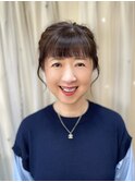 バースデーヘアセット
