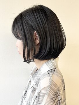 モリオフロムロンドン 松戸店(Morio from London) 【morio松戸 アイダ】ふんわり丸みボブかわいい韓国風ボブヘア