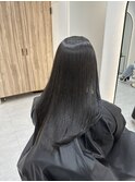 艶髪ダークグレージュ×赤み消しカラーに髪質改善Tr【福田れん】