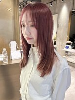 ヨーク(yoke)&nbsp;【yoke×RYO】レイヤーカット/ピンクレッド