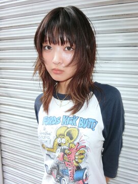 ノラ シブヤ(NORA) ☆ハッシュカットハイレイヤーウルフカットシャギーレイヤー